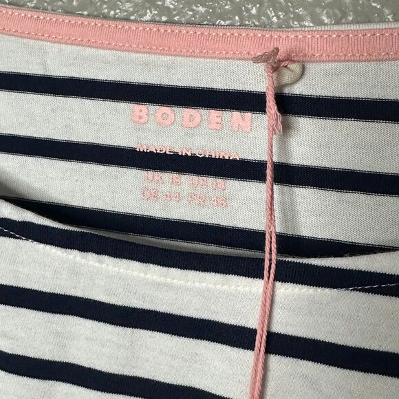 Boden women’s long sleeve Ella Breton striped boatneck top - Picture 3 of 6